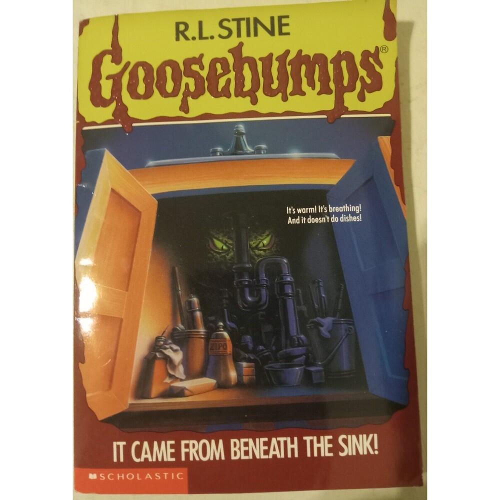 R.L. Stine's Goosebumps Book #30 It Came From Beneath The Sink! Preowned